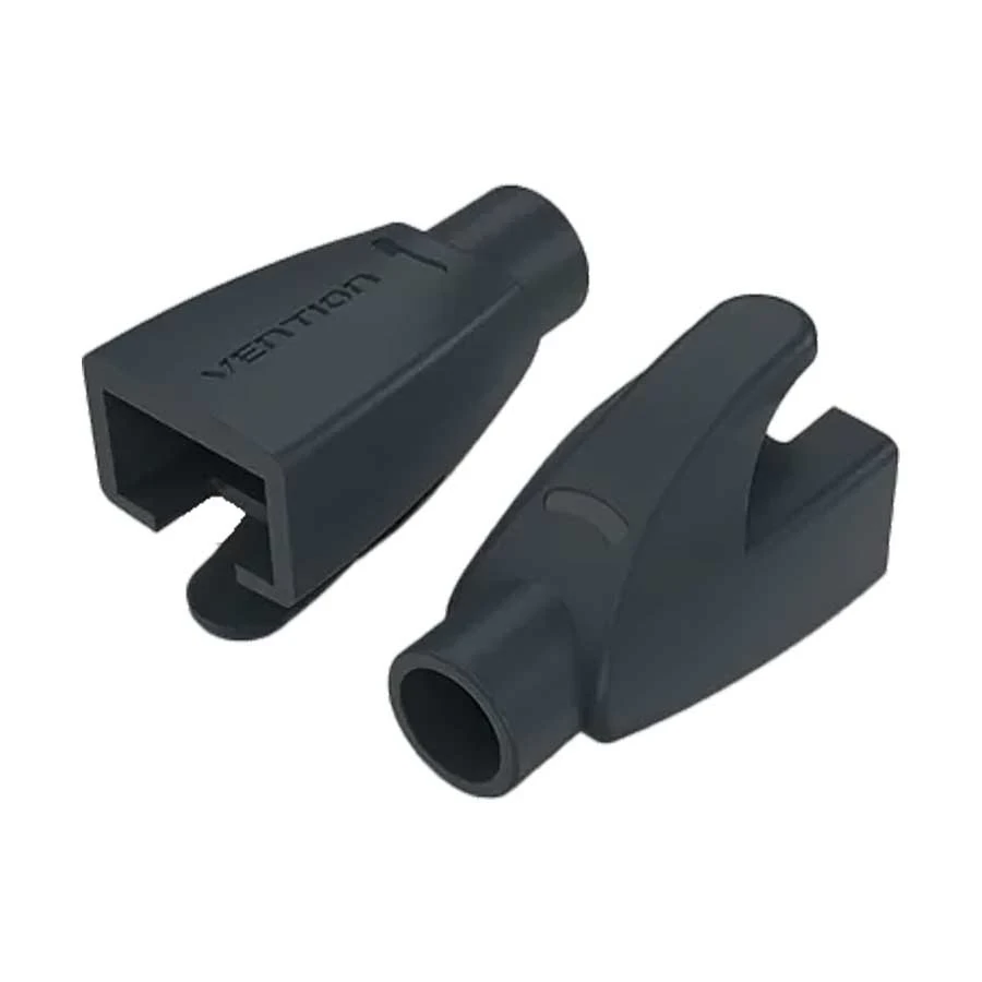 Vention IODB0-50 RJ45 Black Strain Relief Boots # IODB0-50 (50 pcs)