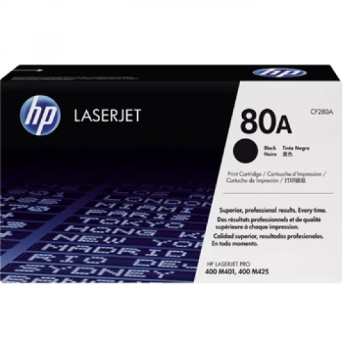 HP 80A Black Original LaserJet Toner #CF280A