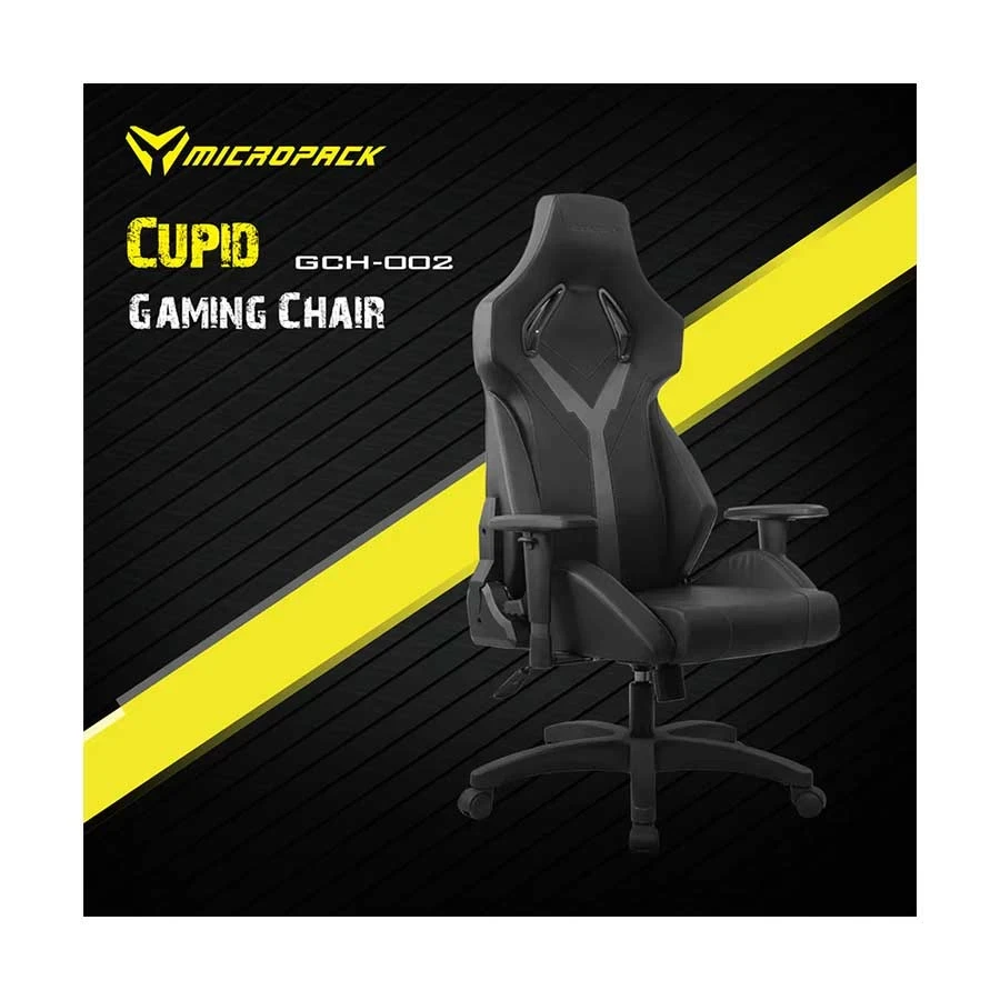 Micropack Cupid GCH-02 4D Black & Grey Professional Grade Gaming Chair