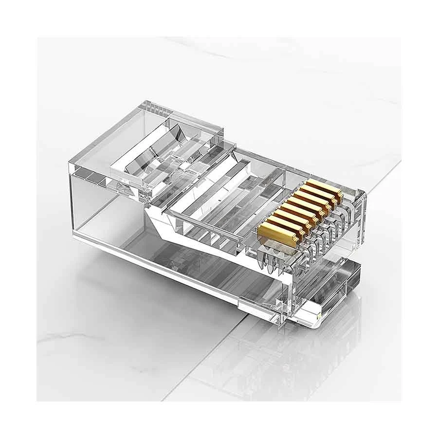 Vention IDDR0-50 CAT-6A UTP RJ45 Transparent Connector #IDDR0-50 (50 pcs)
