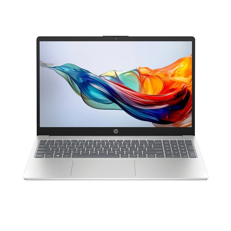 HP 15 AMD Ryzen 7 5825U 8GB RAM 512GB SSD 15.6 Inch FHD Natural Silver Laptop Model fc0075nia D01QZEA